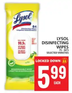 Food Basics LYSOL DISINFECTING WIPES offer