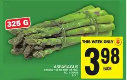 Food Basics ASPARAGUS offer