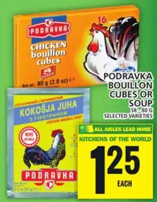 Food Basics PODRAVKA BOUILLON CUBES OR SOUP offer