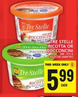 Food Basics TRE STELLE RICOTTA OR BOCCONCINI offer