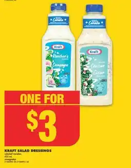 No Frills KRAFT SALAD DRESSINGS offer