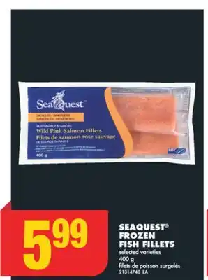 No Frills SEAQUEST FROZEN FISH FILLETS, 400 g offer