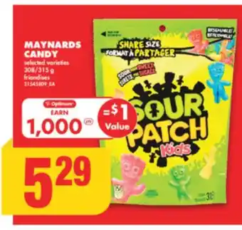 No Frills MAYNARDS CANDY, 308/315 g offer