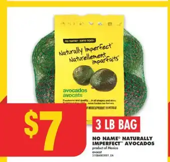 No Frills NO NAME NATURALLY IMPERFECT AVOCADOS, 3 LB BAG offer