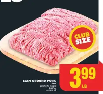 No Frills LEAN GROUND PORK offer