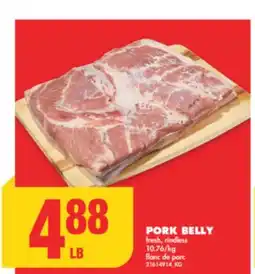 No Frills PORK BELLY offer