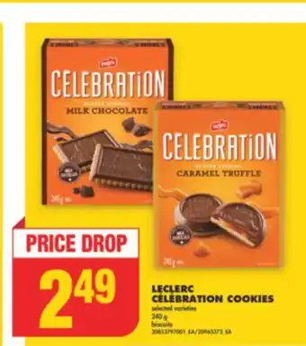 No Frills LECLERC CÉLÉBRATION COOKIES, 240G offer