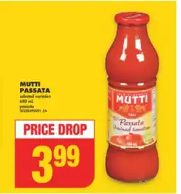 No Frills MUTTI PASSATA, 680 mL offer