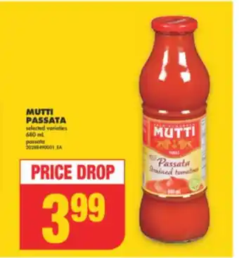 No Frills MUTTI PASSATA, 680 mL offer