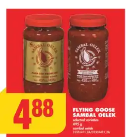 No Frills FLYING GOOSE SAMBAL OELEK, 495 g offer