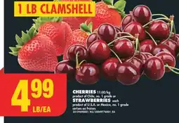 No Frills CHERRIES, STRAWBERRIES offer