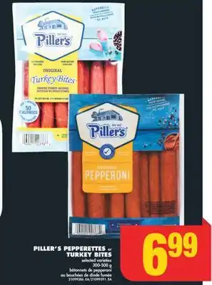 No Frills PILLER'S PEPPERETTES or TURKEY BITES, 300-500 g offer