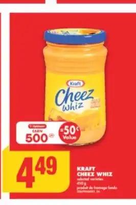 No Frills KRAFT CHEEZ WHIZ, 450 g offer