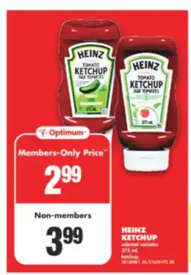 No Frills HEINZ KETCHUP, 375ML offer