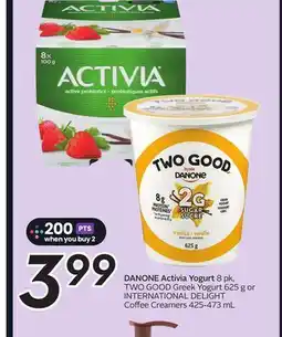 Sobeys DANONE Activia Yogurt offer