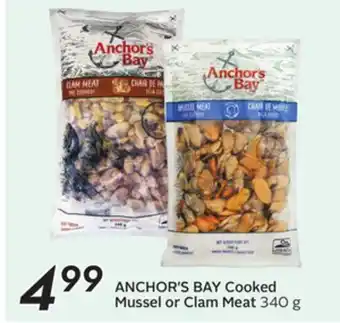 Sobeys ANCHOR'S BAY Cooked Mussel or Clam Meat offer