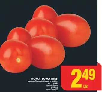 No Frills ROMA TOMATOES offer