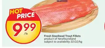 Sobeys Fresh Steelhead Trout Fillets offer