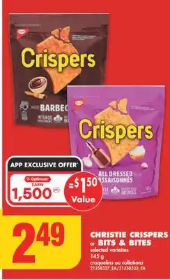 No Frills CHRISTIE CRISPERS or BITS & BITES, 145 G offer