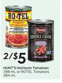 Sobeys HUNT'S Heirloom Tomatoes offer