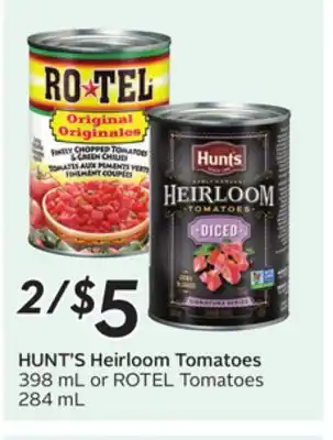 Sobeys HUNT'S Heirloom Tomatoes offer