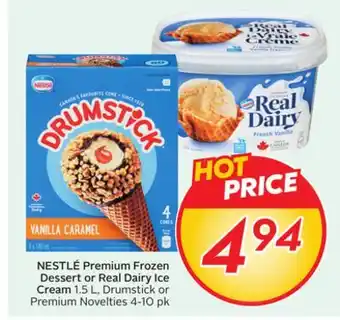 Sobeys NESTLÉ Premium Frozen Dessert or Real Dairy Ice Cream offer