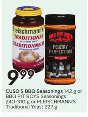 Sobeys CUSO'S BBQ Seasonings offer