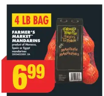 No Frills FARMER'S MARKET MANDARINS, 4LB BAG offer