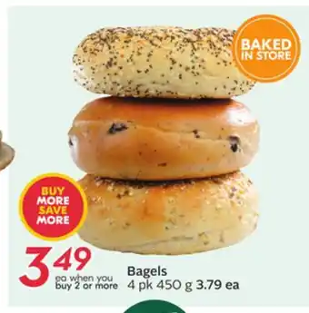 Sobeys Bagels offer