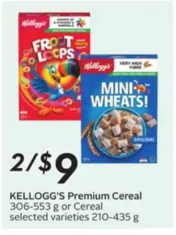 Sobeys KELLOGG'S Premium Cereal offer