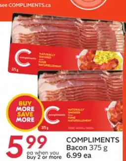 Sobeys COMPLIMENTS Bacon offer