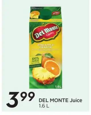 Sobeys DEL MONTE Juice offer