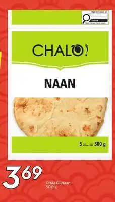 Sobeys CHALO! Naan offer