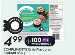 Sobeys COMPLIMENTS Crab-Flavoured Seafood offer