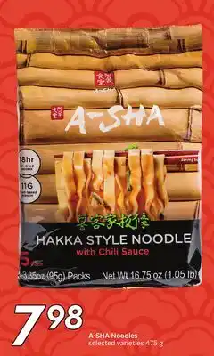 Sobeys A-SHA Noodles offer