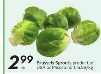 Sobeys Brussels Sprouts offer