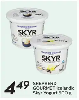 Sobeys SHEPHERD GOURMET Icelandic Skyr Yogurt offer