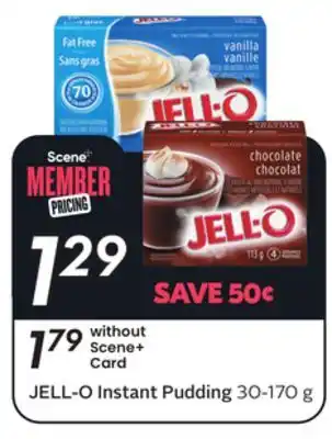 Sobeys JELL-O Instant Pudding offer