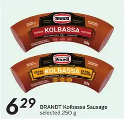 Sobeys BRANDT Kolbassa Sausage offer