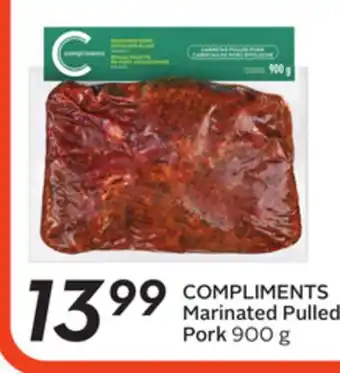 Sobeys COMPLIMENTS Marinated Pulled Pork offer