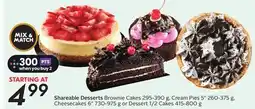 Sobeys Shareable Desserts Brownie Cakes offer