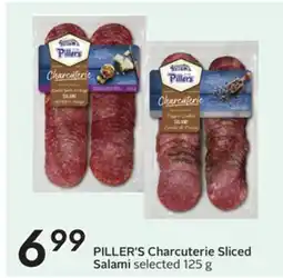 Sobeys PILLER'S Charcuterie Sliced Salami offer