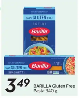 Sobeys BARILLA Gluten Free Pasta offer