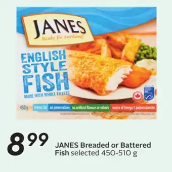 Sobeys JANES Breaded or Battered Fish offer