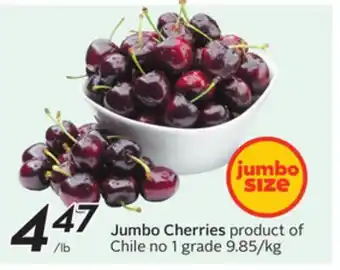 Sobeys Jumbo Cherries offer