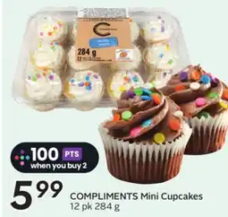 Sobeys COMPLIMENTS Mini Cupcakes offer