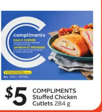 Sobeys COMPLIMENTS Stuffed Chicken Cutlets offer