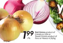 Sobeys Red Onions offer