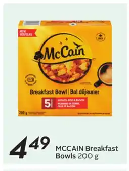 Sobeys MCCAIN Breakfast Bowls offer