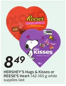 Sobeys HERSHEY'S Hugs & Kisses or REESE'S Heart offer